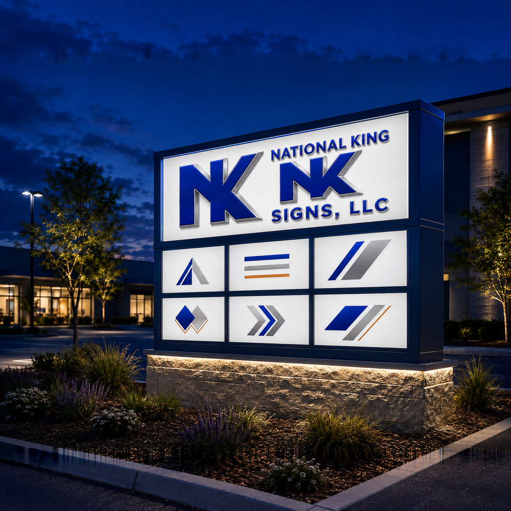 Custom-Fabricated Illuminated Monument Directory Sign