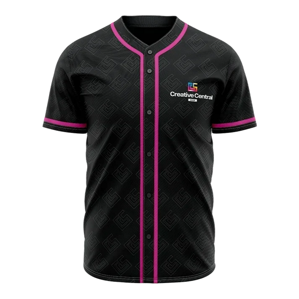 Custom Button-Down Baseball Jersey - product view 7