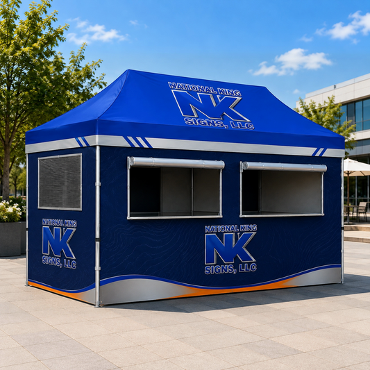 10' x 15' Food Concession Tent by National King Signs in San Diego
