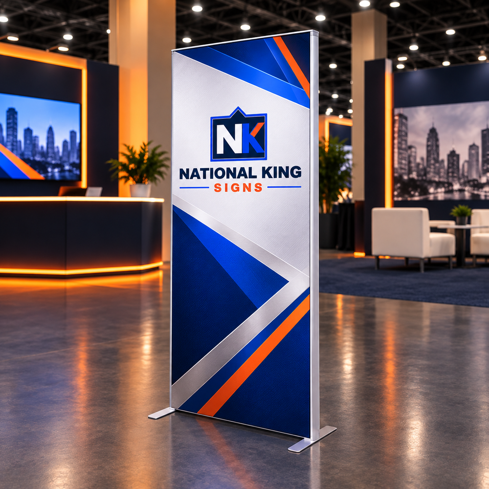 3' SEG Fabric Stand - Non-Lit by National King Signs in San Diego