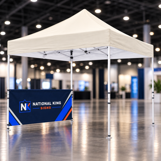 10' Custom Tent Semi Wall by National King Signs in San Diego