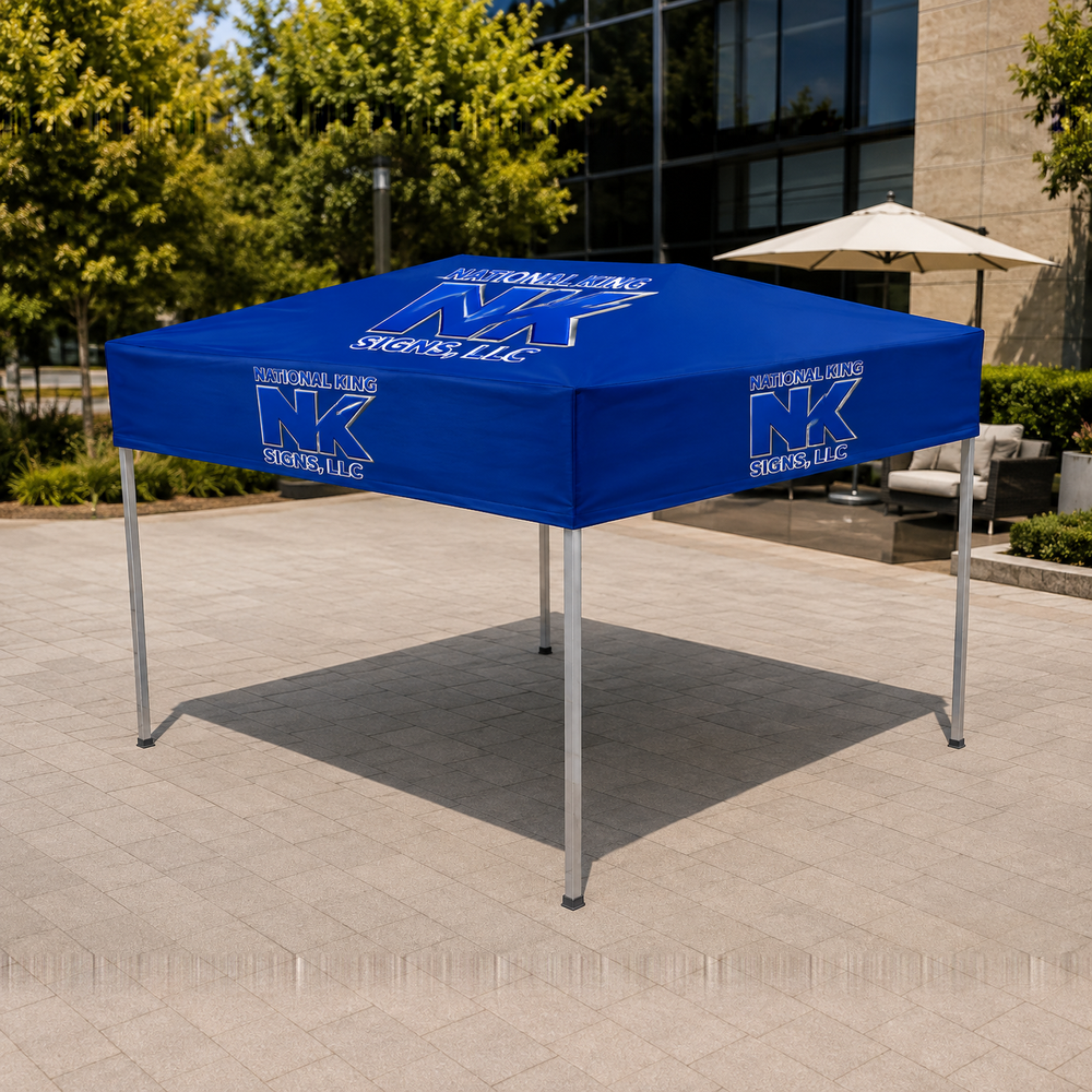 10' Premium Aluminum Tent Kit by National King Signs in San Diego