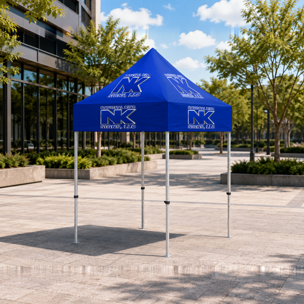 5' Premium Aluminum Tent Kit by National King Signs in San Diego