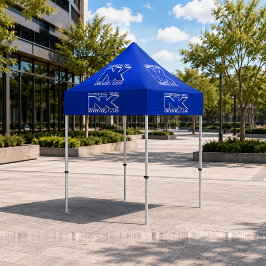 5' Premium Aluminum Tent Kit by National King Signs in San Diego