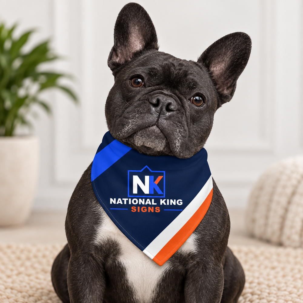 Custom Pet Neck Gaiter by National King Signs in San Diego