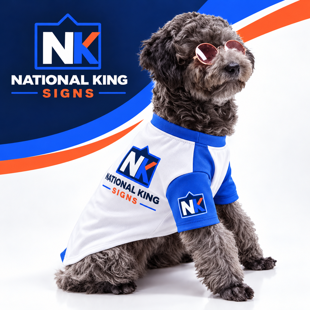 Custom Pet Short-Sleeve Jersey by National King Signs in San Diego