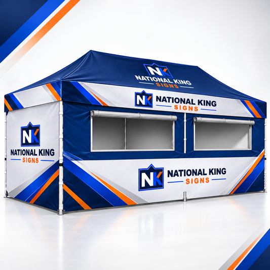 10' x 20' Food Concession Tent by National King Signs in San Diego