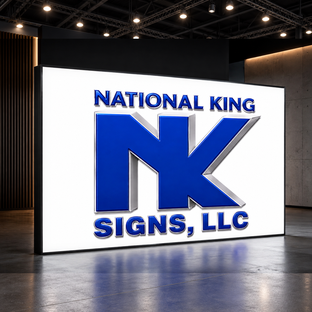 10' SEG Backlit Popup Display by National King Signs in San Diego