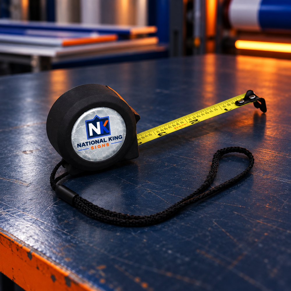 Proline 12' Tape Measure by National King Signs in San Diego
