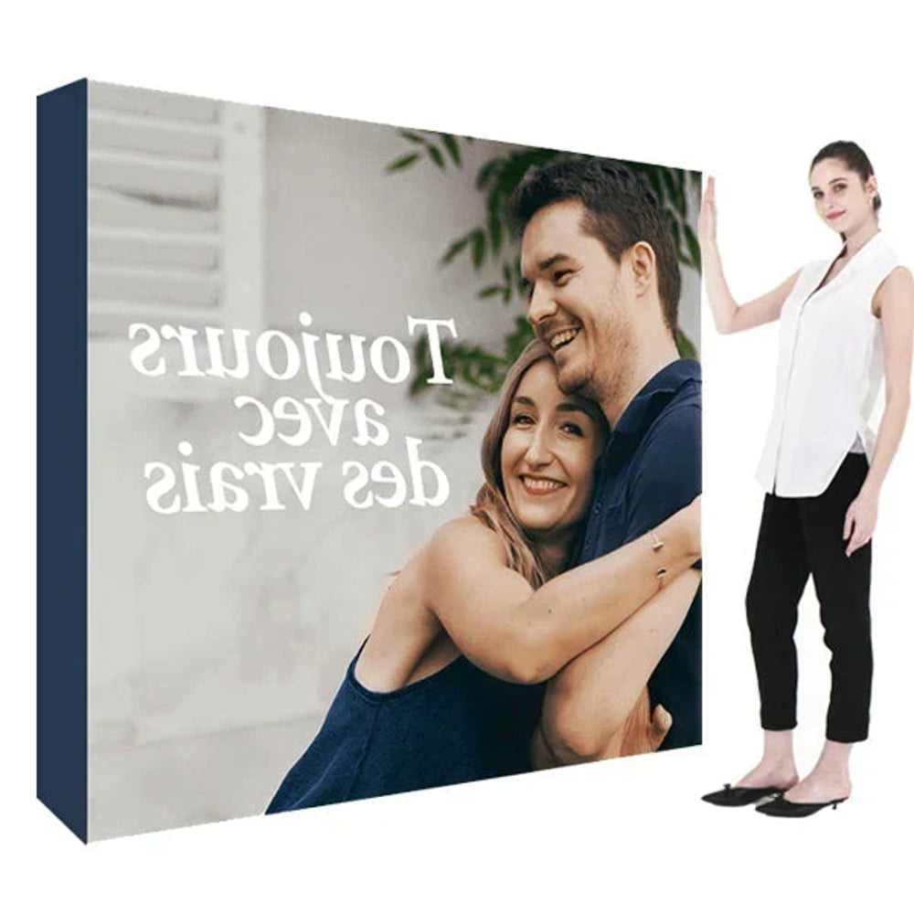 10' Straight Fabric Pop-Up Display - product view 4