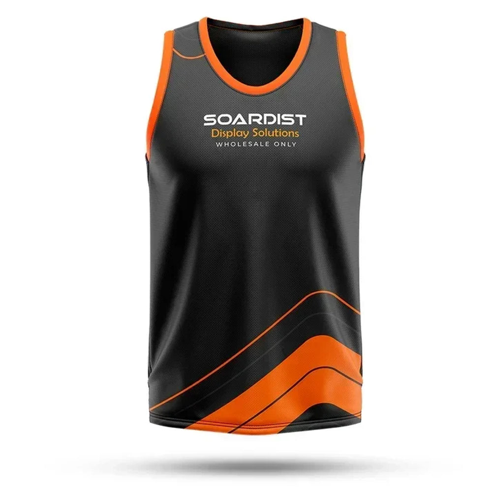 120 GSM Custom Sleeveless Crew-Neck Shirt - product view 5