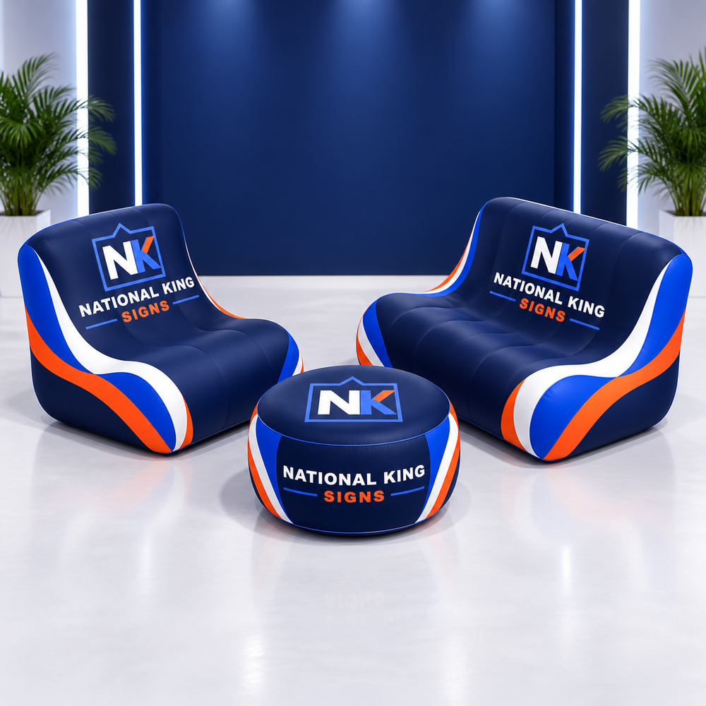National King Signs square cover 1000 x 1000: Air Chair / Table Full Color Dye Sublimation — batch 07