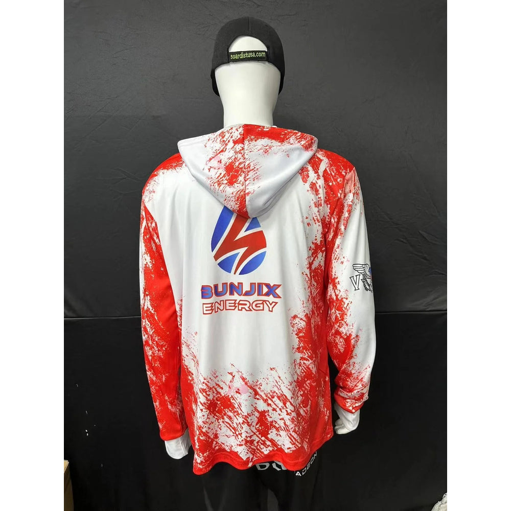 120GSM Milk Silk Long Sleeve Hoodie T-shirt (Full Dye Sublimation)#500138 – view 3