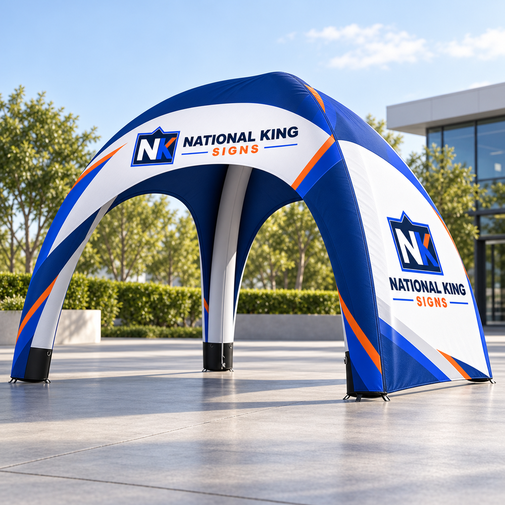 National King Signs square cover 1000 x 1000: Inflatable Air Tent — batch 08