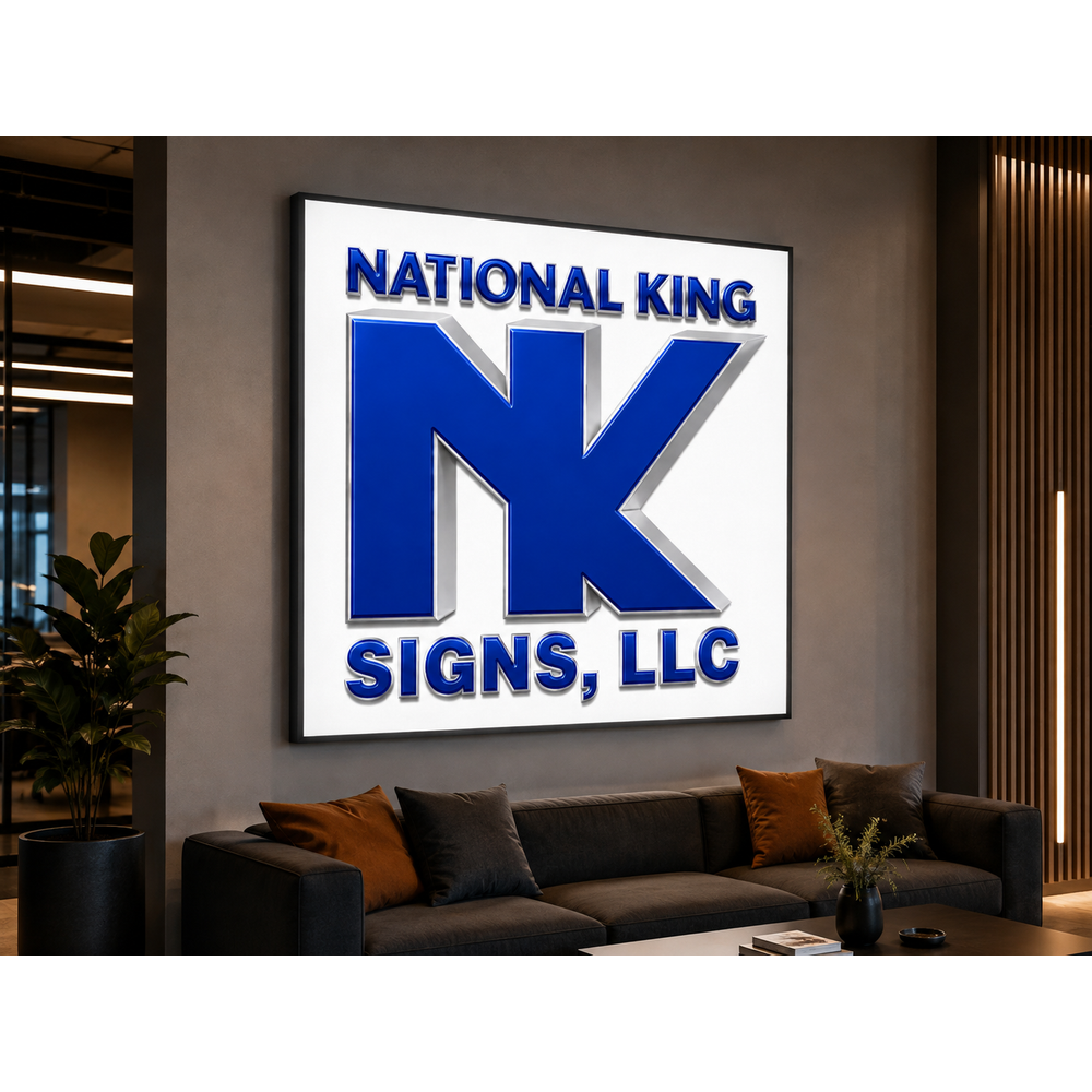 National King Signs AI branded hero 2026-09-06: SEG Wall Art