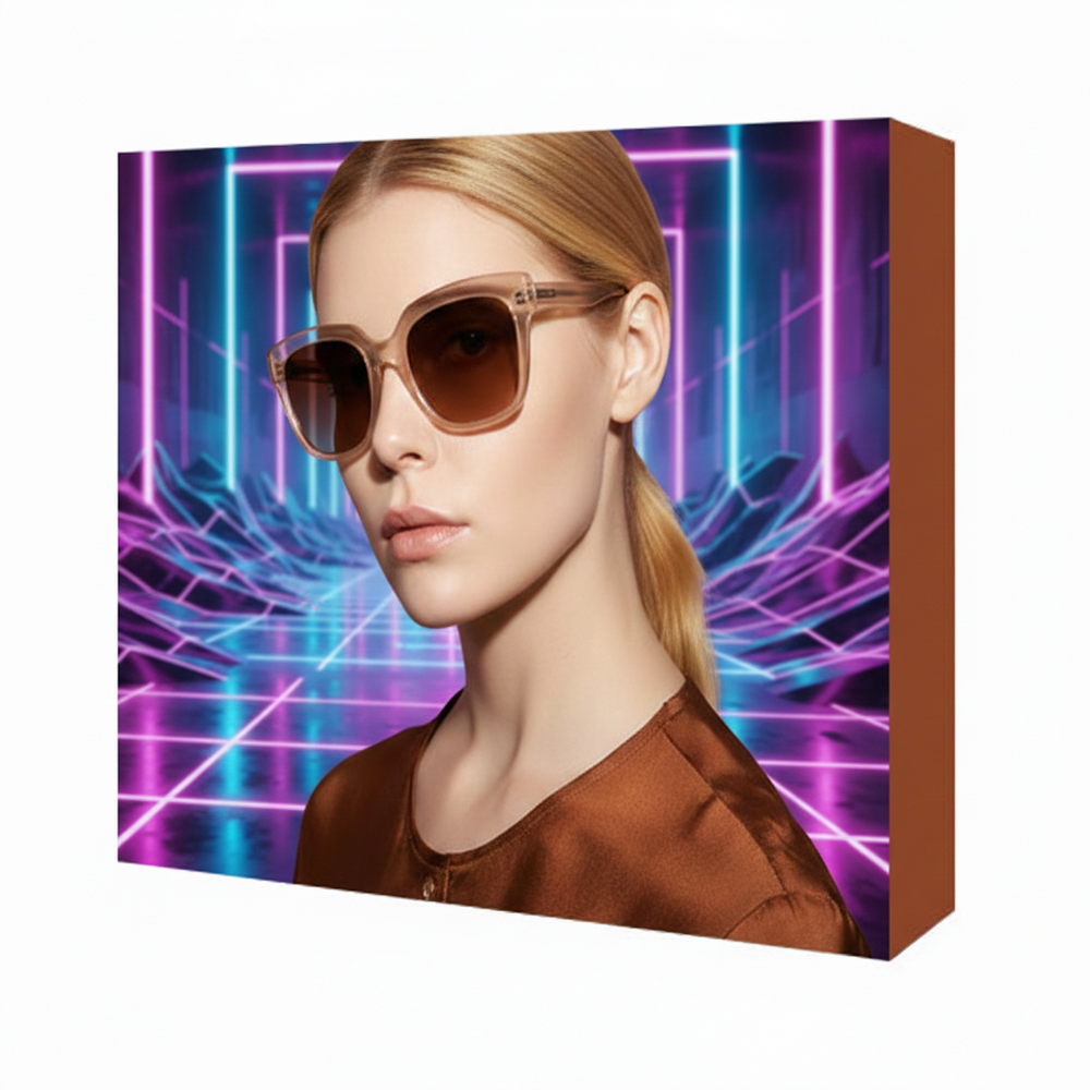 8' Straight Fabric Pop-Up Display - product view 2