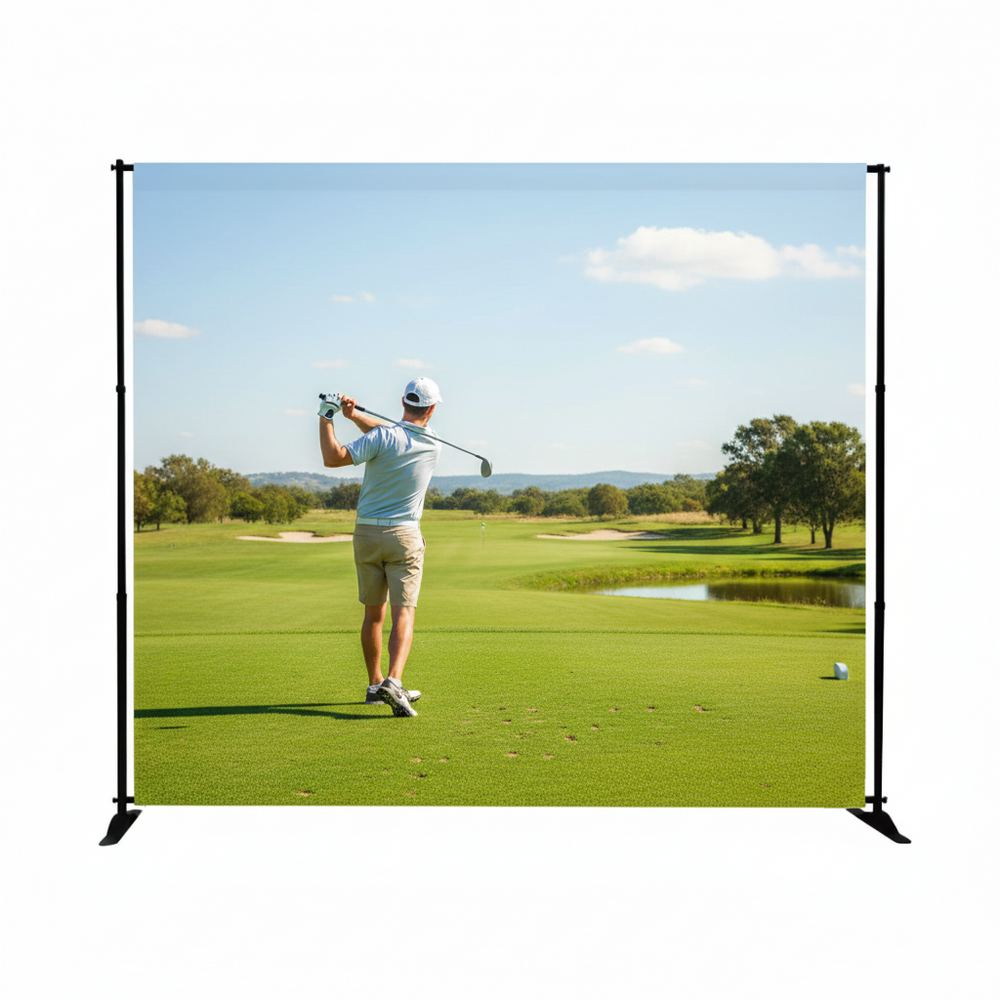Step and Repeat Backdrop - product view 2