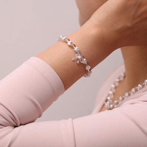 Beaded Bow Bracelet