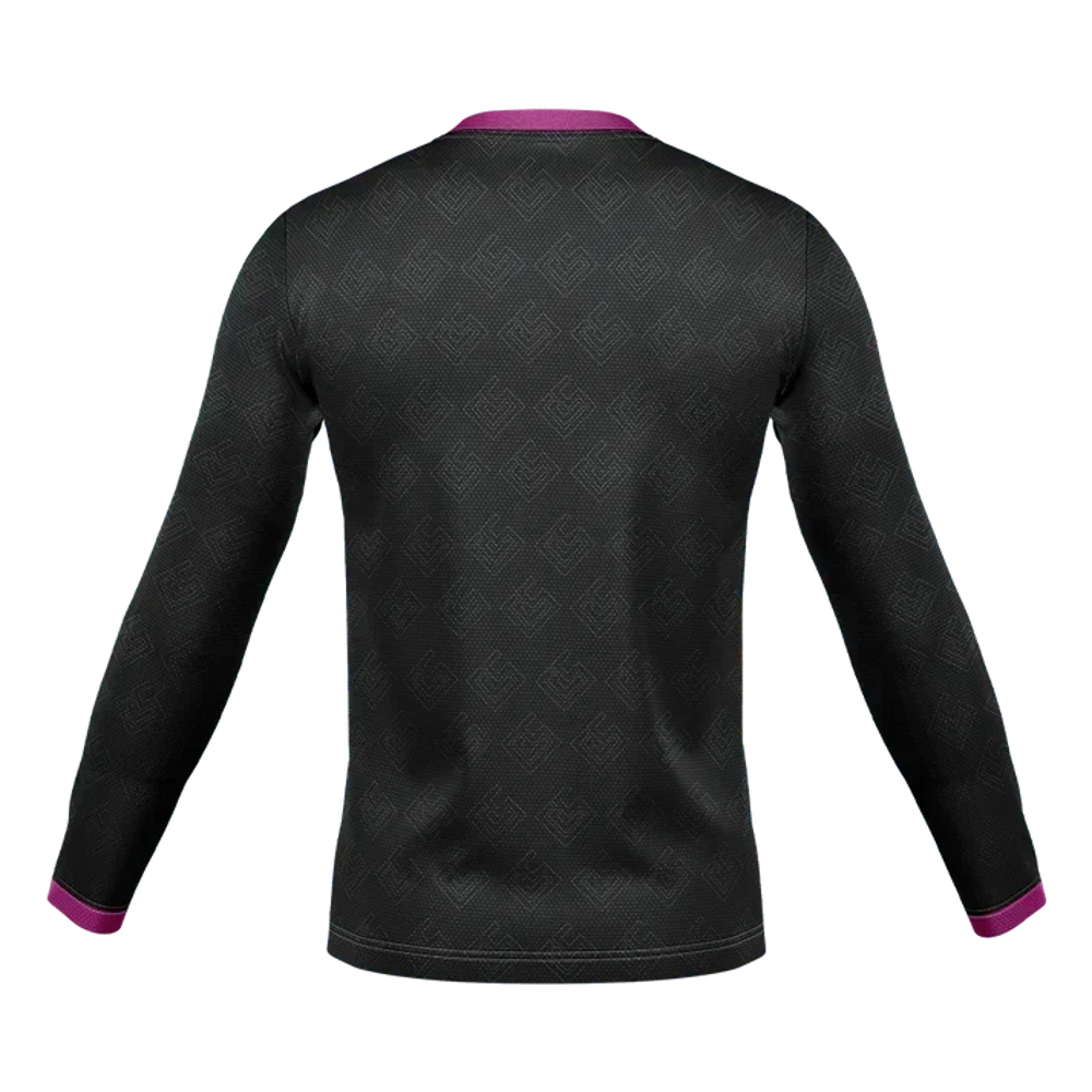 Custom Long-Sleeve V-Neck Jersey - product view 2